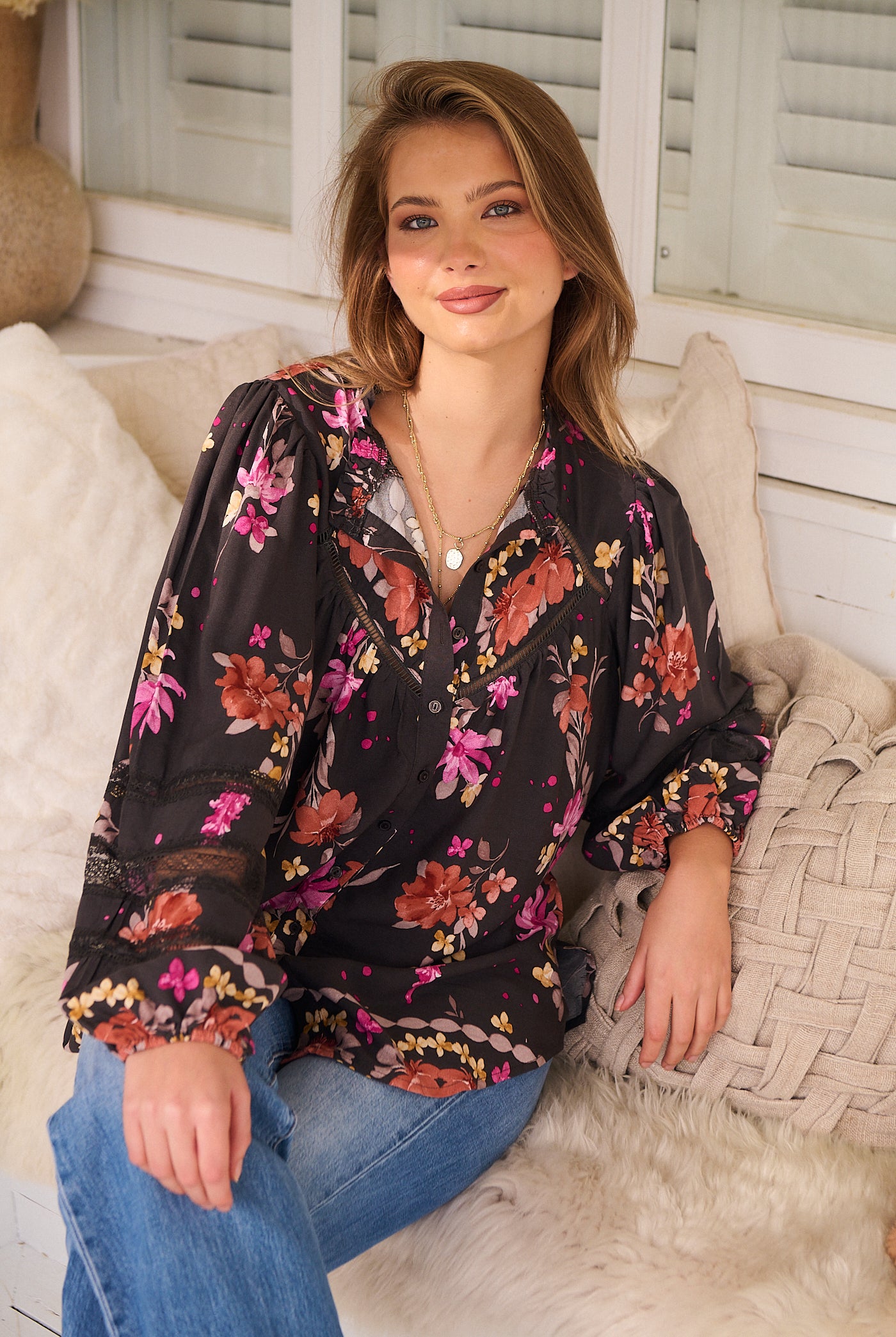 JAASE | MONARCH BLOOM ELIZA BLOUSE | Bohemian Love Runway