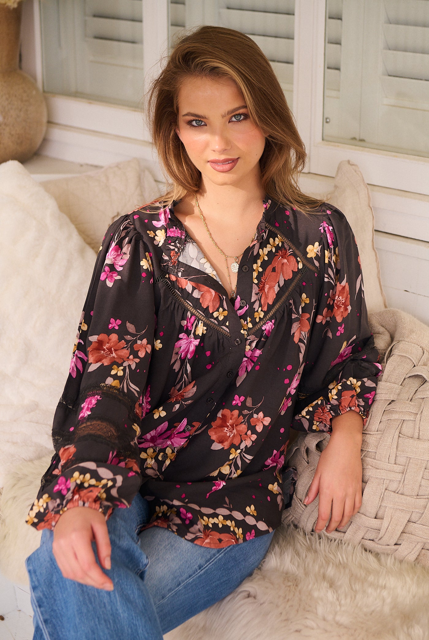 JAASE | MONARCH BLOOM ELIZA BLOUSE | Bohemian Love Runway