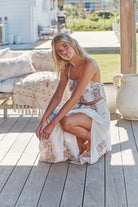 JAASE | DAYLILIES WHITE LINEN AURELIA CROP TOP | Bohemian Love Runway