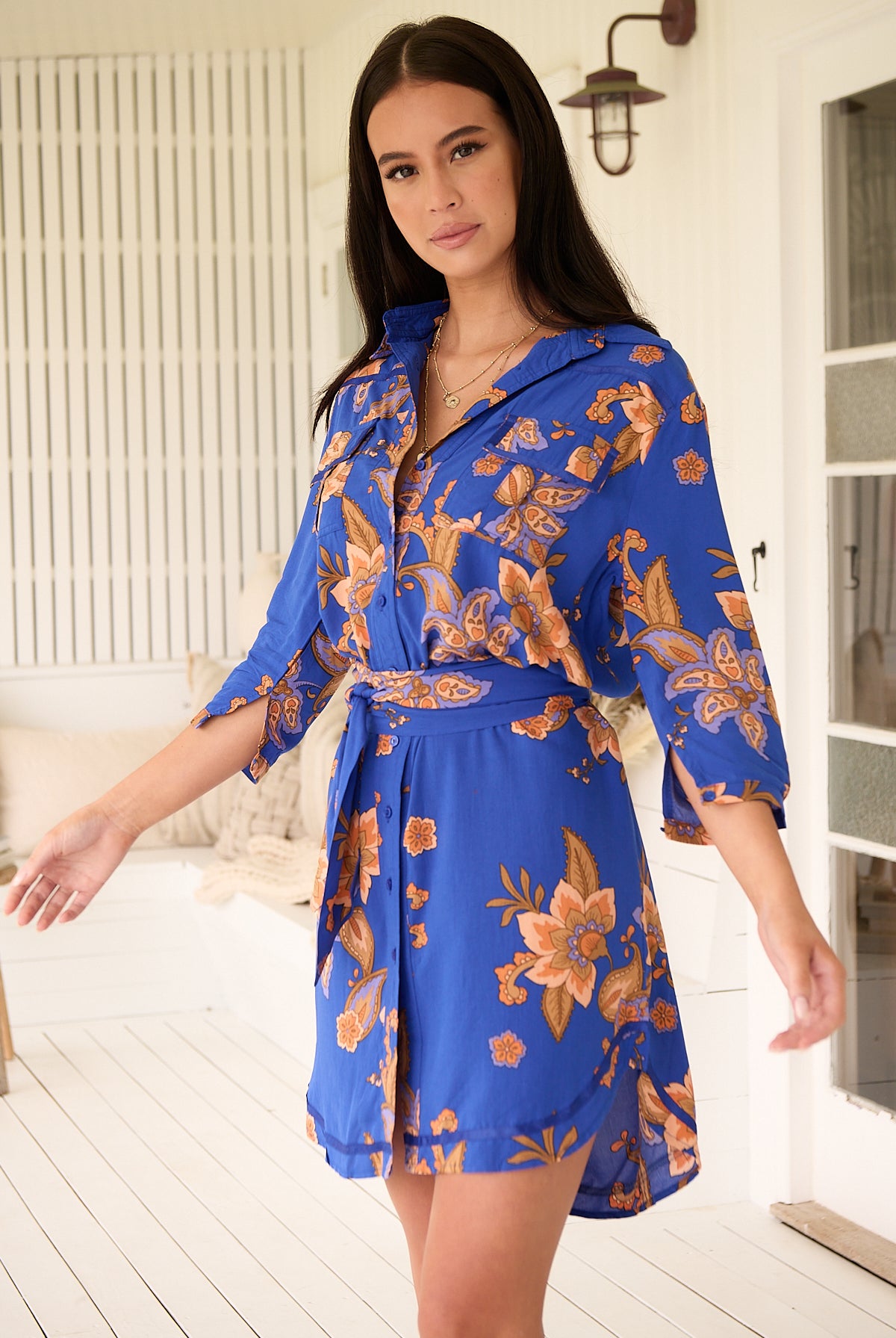 JAASE | MARIBELLA BEVERLEY SHIRT DRESS | Bohemian Love Runway