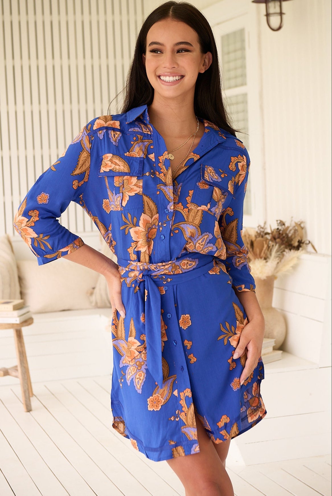 JAASE | MARIBELLA BEVERLEY SHIRT DRESS | Bohemian Love Runway