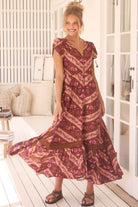 JAASE | SAVANNAH CARMEN MAXI DRESS | Bohemian Love Runway