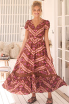 JAASE | SAVANNAH CARMEN MAXI DRESS | Bohemian Love Runway