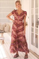 JAASE | SAVANNAH CARMEN MAXI DRESS | Bohemian Love Runway