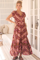 JAASE | SAVANNAH CARMEN MAXI DRESS | Bohemian Love Runway