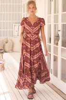 JAASE | SAVANNAH CARMEN MAXI DRESS | Bohemian Love Runway