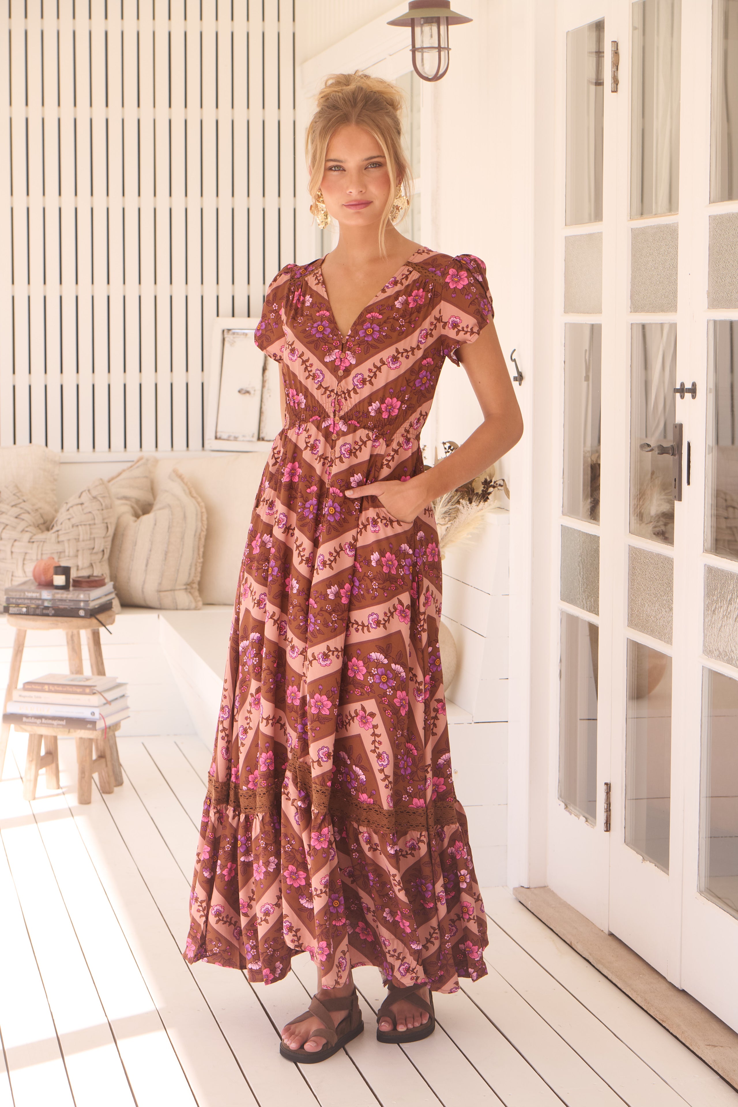 JAASE | SAVANNAH CARMEN MAXI DRESS | Bohemian Love Runway