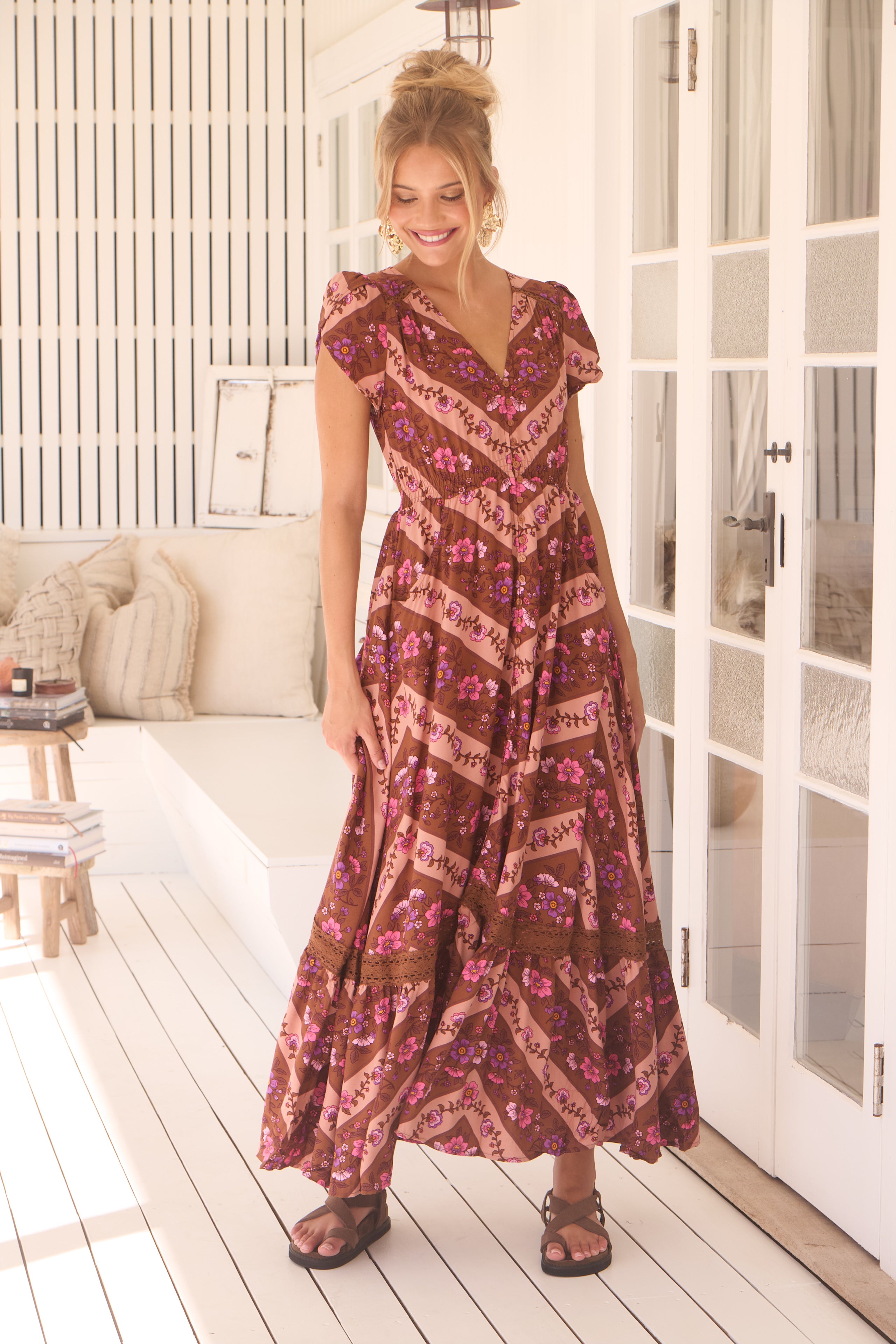 JAASE | SAVANNAH CARMEN MAXI DRESS | Bohemian Love Runway