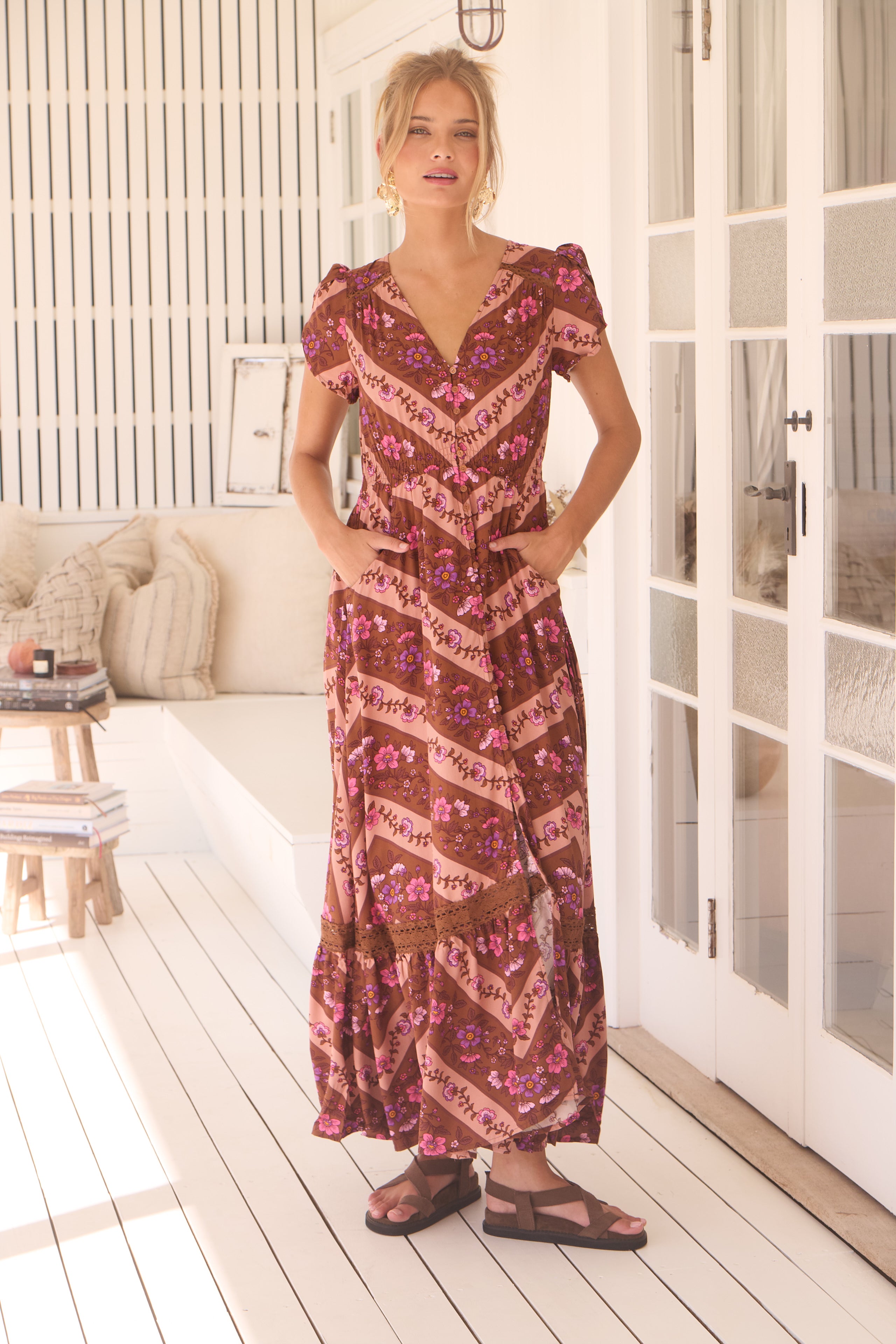 JAASE | SAVANNAH CARMEN MAXI DRESS | Bohemian Love Runway