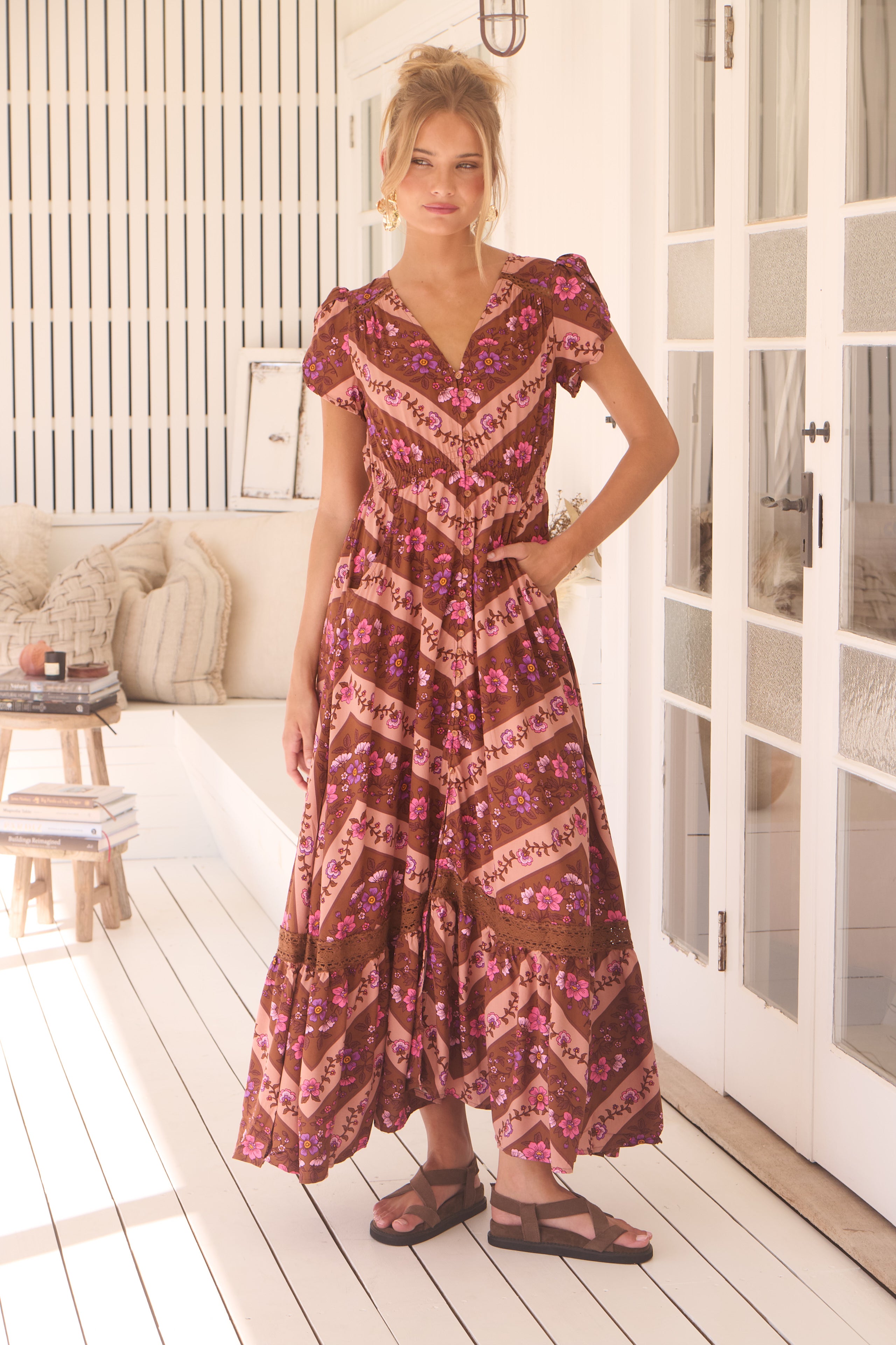 JAASE | SAVANNAH CARMEN MAXI DRESS | Bohemian Love Runway
