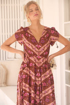 JAASE | SAVANNAH CARMEN MAXI DRESS | Bohemian Love Runway