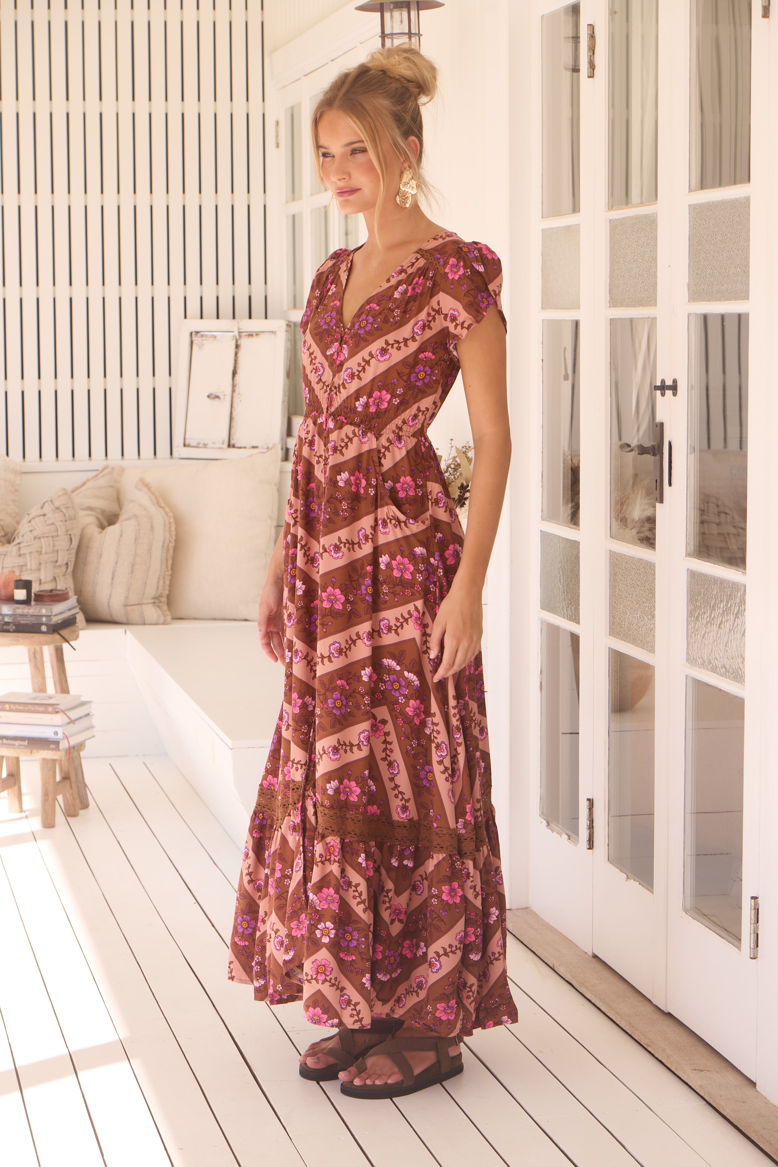 JAASE | SAVANNAH CARMEN MAXI DRESS | Bohemian Love Runway