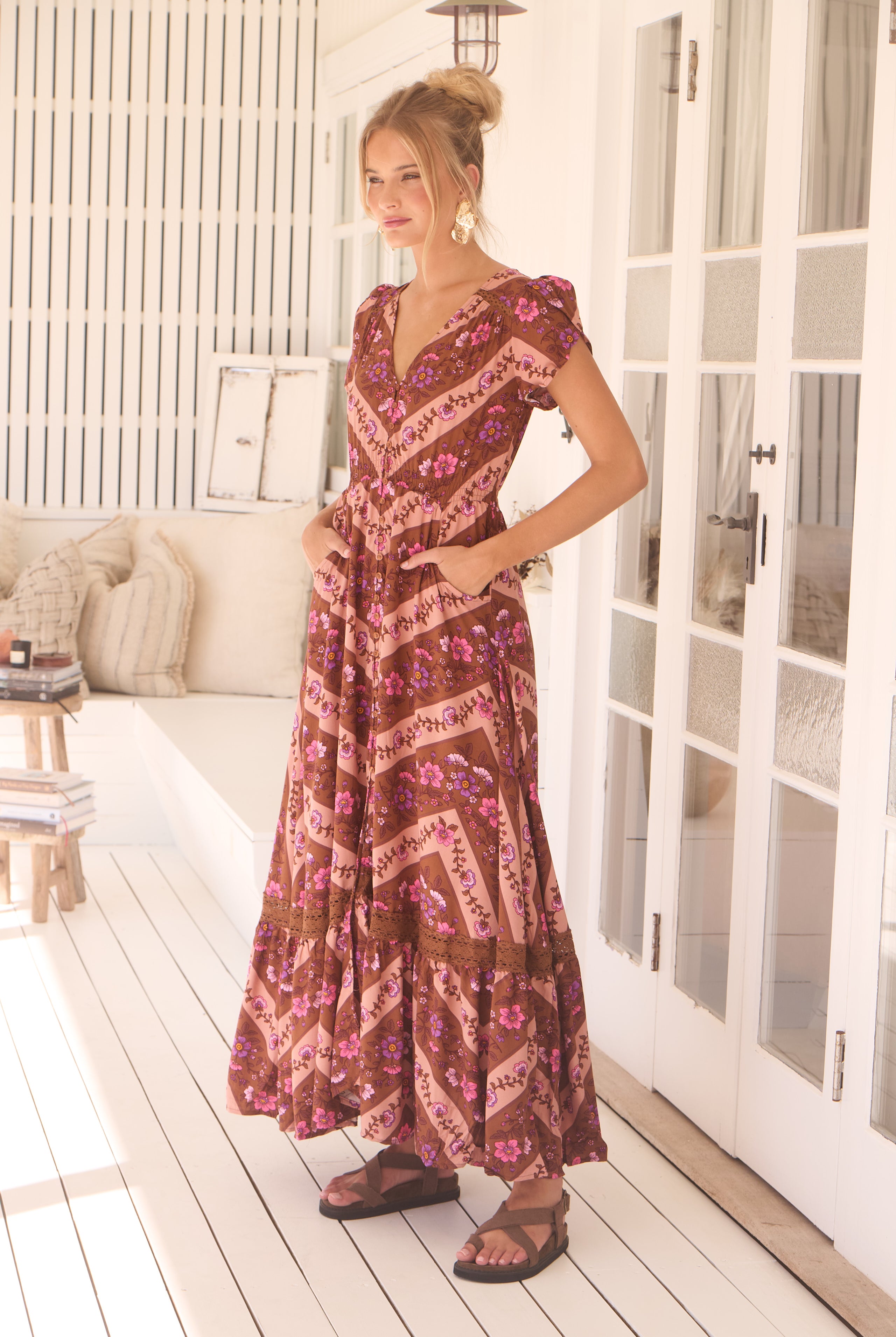 JAASE | SAVANNAH CARMEN MAXI DRESS | Bohemian Love Runway