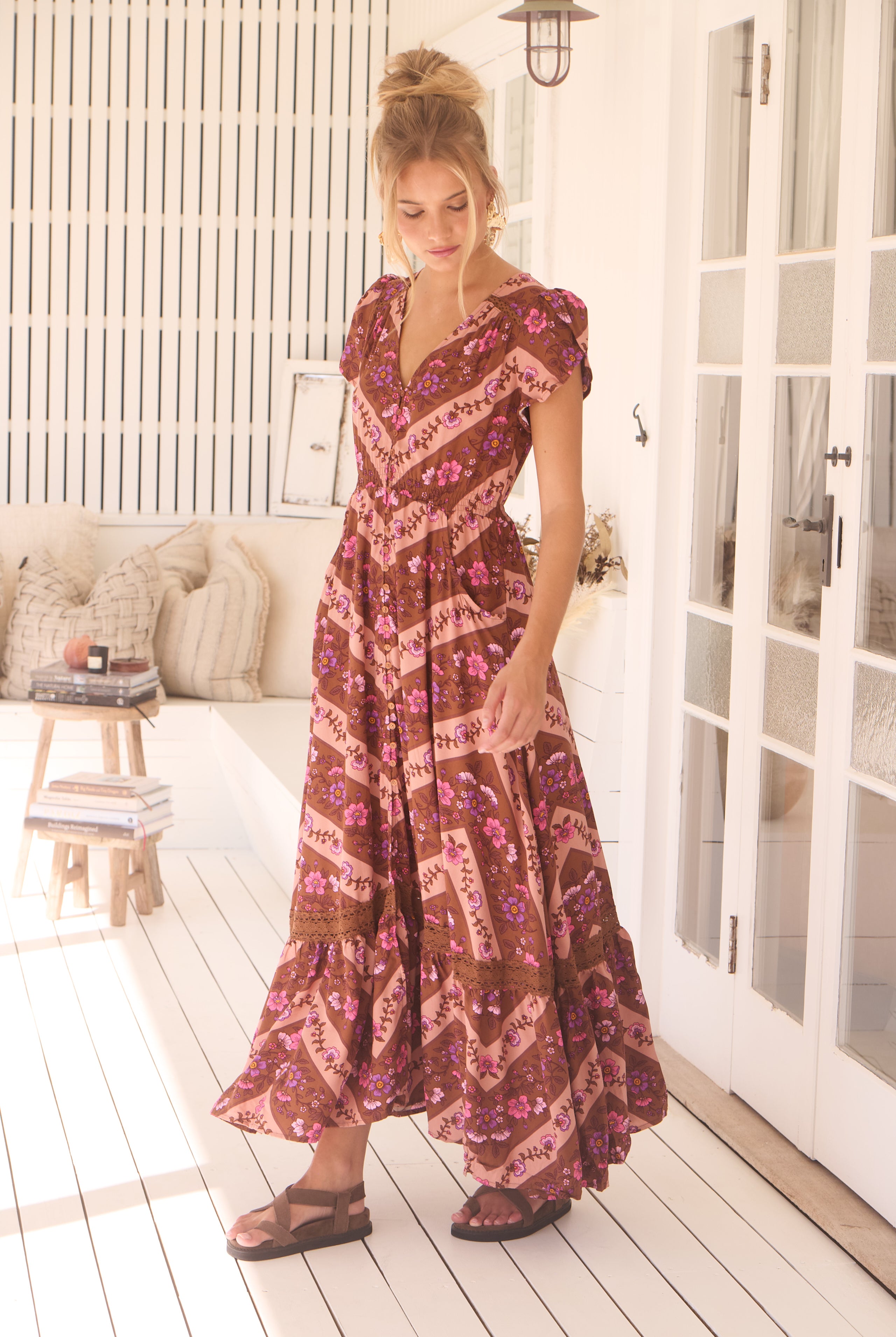 JAASE | SAVANNAH CARMEN MAXI DRESS | Bohemian Love Runway
