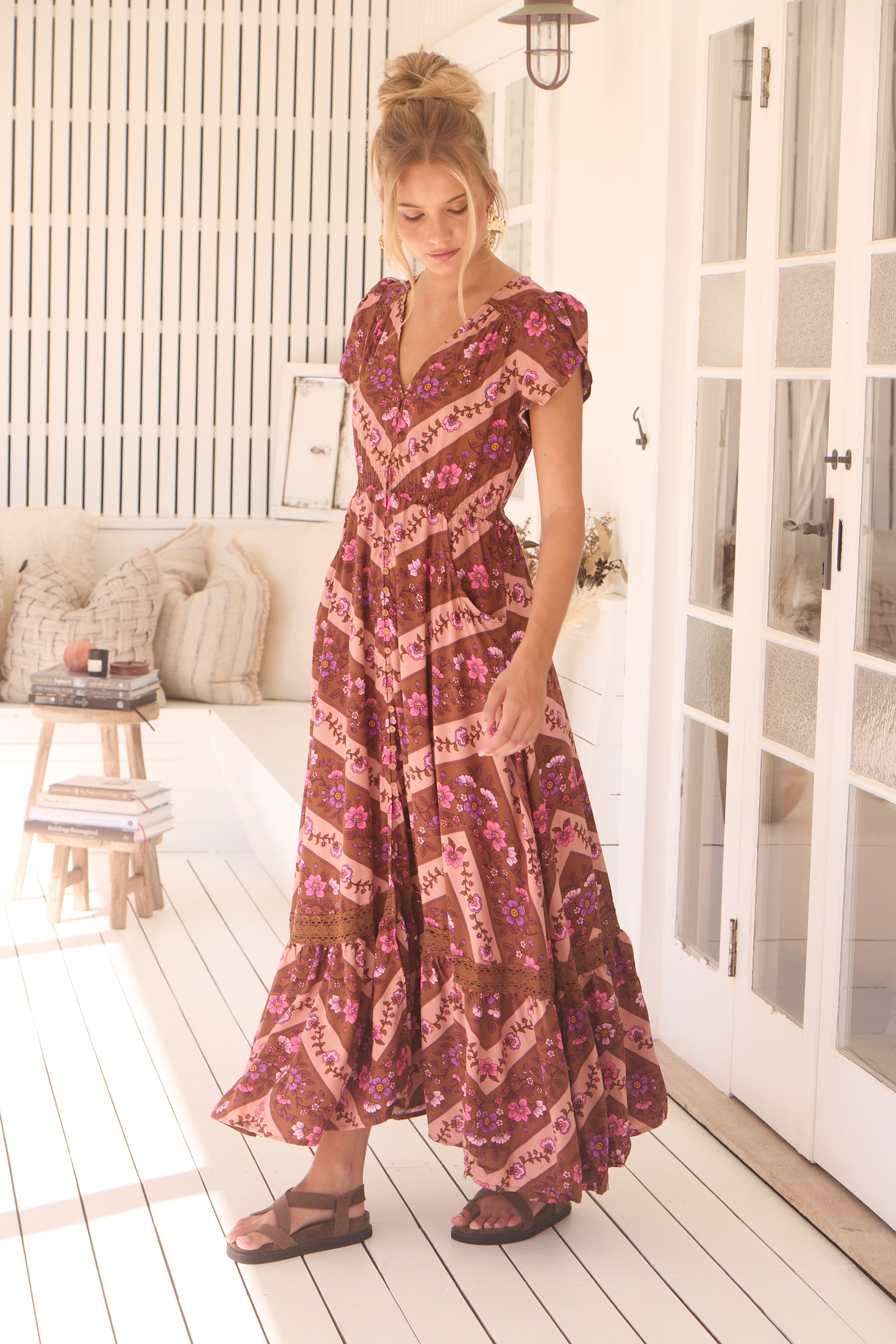 JAASE | SAVANNAH CARMEN MAXI DRESS | Bohemian Love Runway
