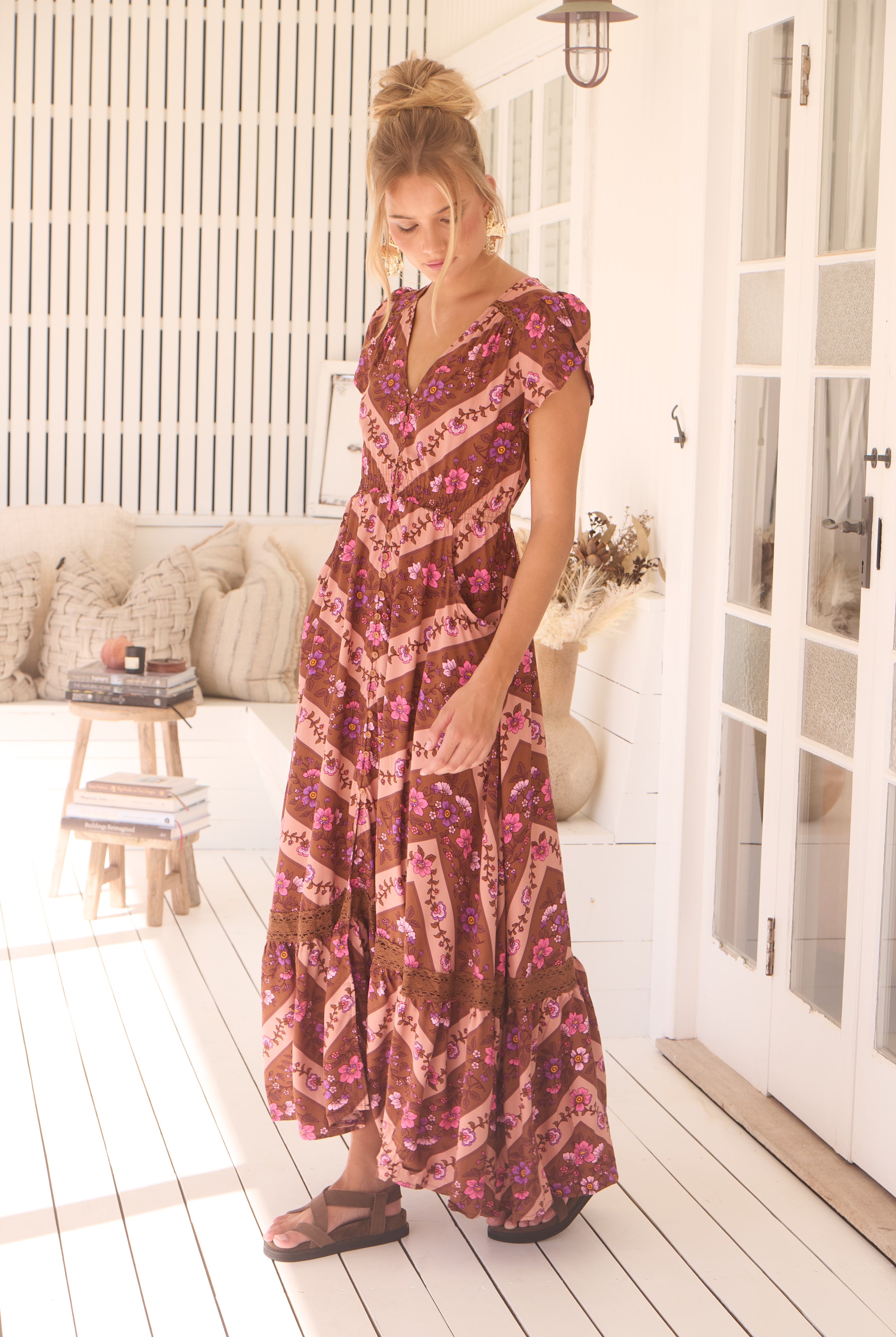 JAASE | SAVANNAH CARMEN MAXI DRESS | Bohemian Love Runway