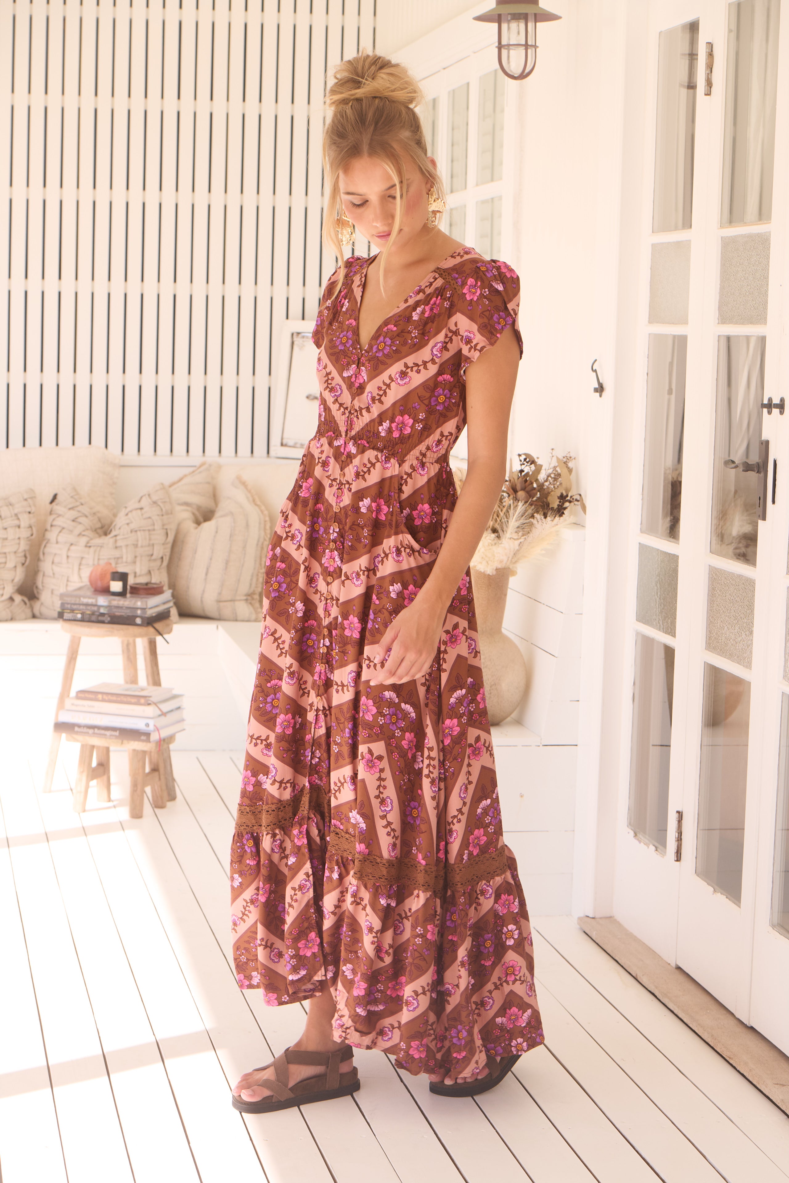 JAASE | SAVANNAH CARMEN MAXI DRESS | Bohemian Love Runway