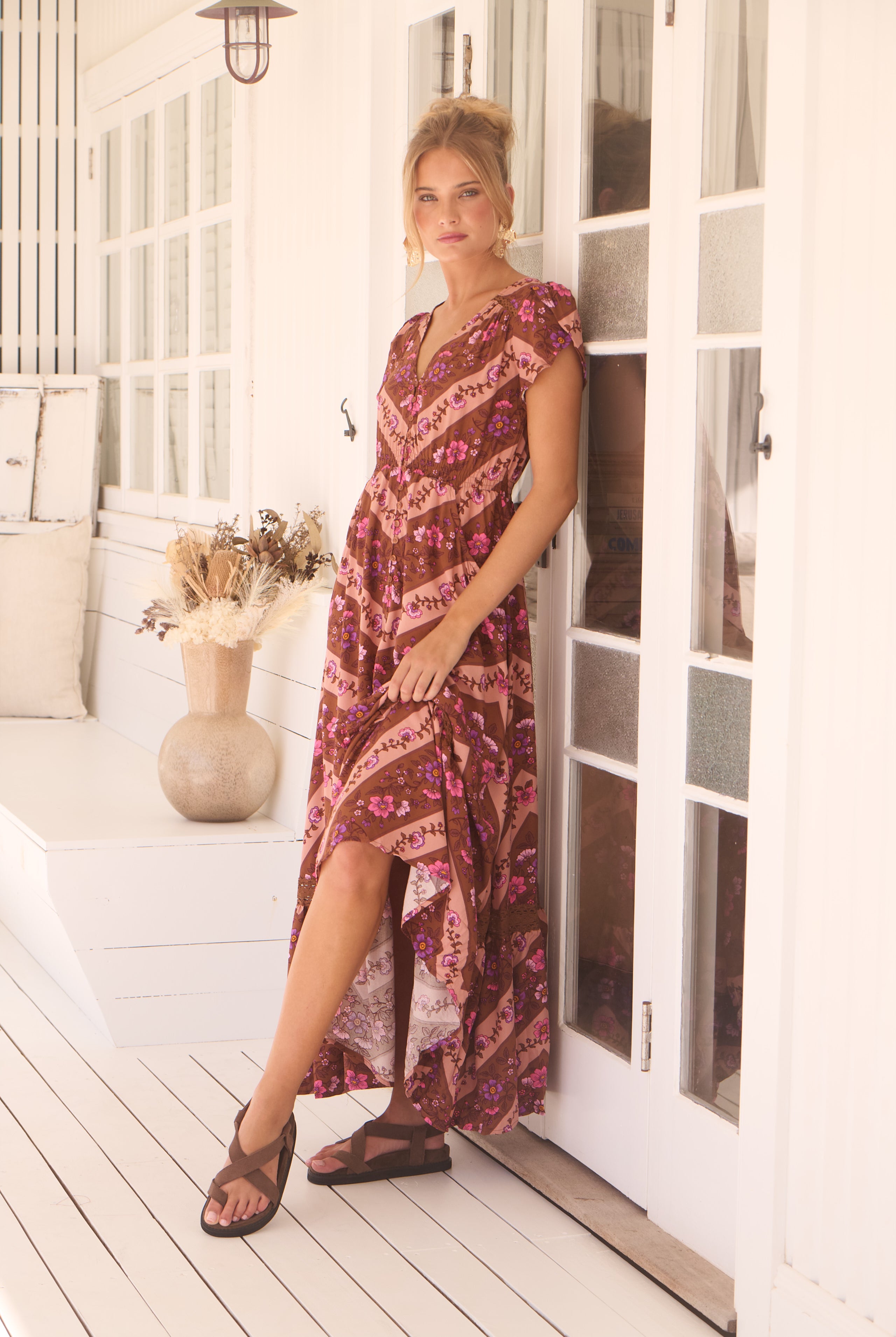 JAASE | SAVANNAH CARMEN MAXI DRESS | Bohemian Love Runway