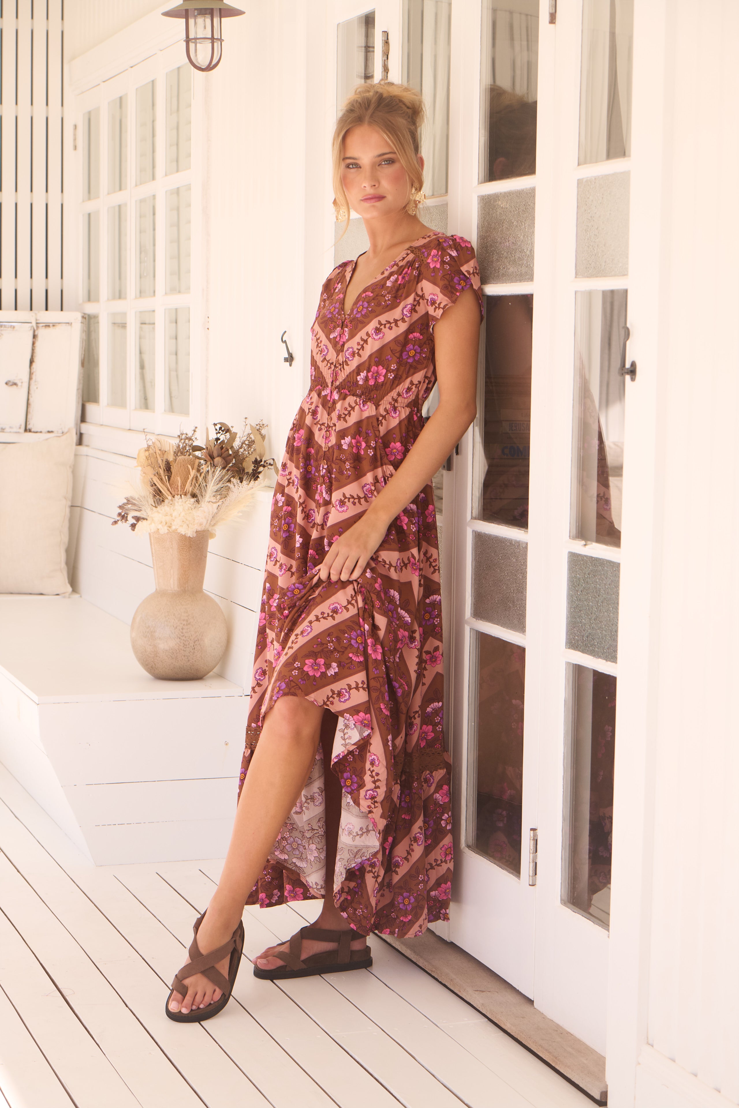JAASE | SAVANNAH CARMEN MAXI DRESS | Bohemian Love Runway