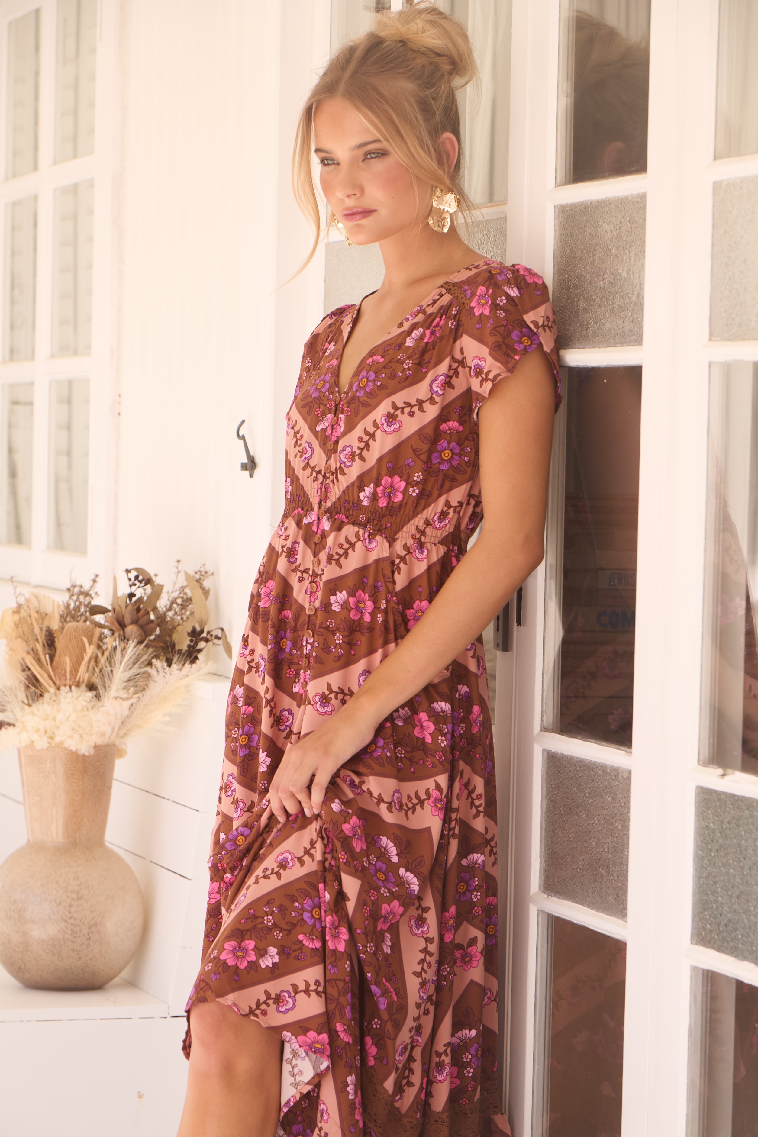 JAASE | SAVANNAH CARMEN MAXI DRESS | Bohemian Love Runway