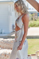 JAASE | DAYLILIES WHITE LINEN BIANCA MAXI DRESS | Bohemian Love Runway