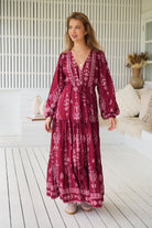 JAASE | RHUBARB KIVA TERESA MAXI DRESS | Bohemian Love Runway