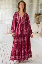 JAASE | RHUBARB KIVA TERESA MAXI DRESS | Bohemian Love Runway