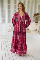 JAASE | RHUBARB KIVA TERESA MAXI DRESS | Bohemian Love Runway