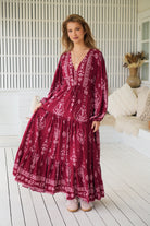 JAASE | RHUBARB KIVA TERESA MAXI DRESS | Bohemian Love Runway