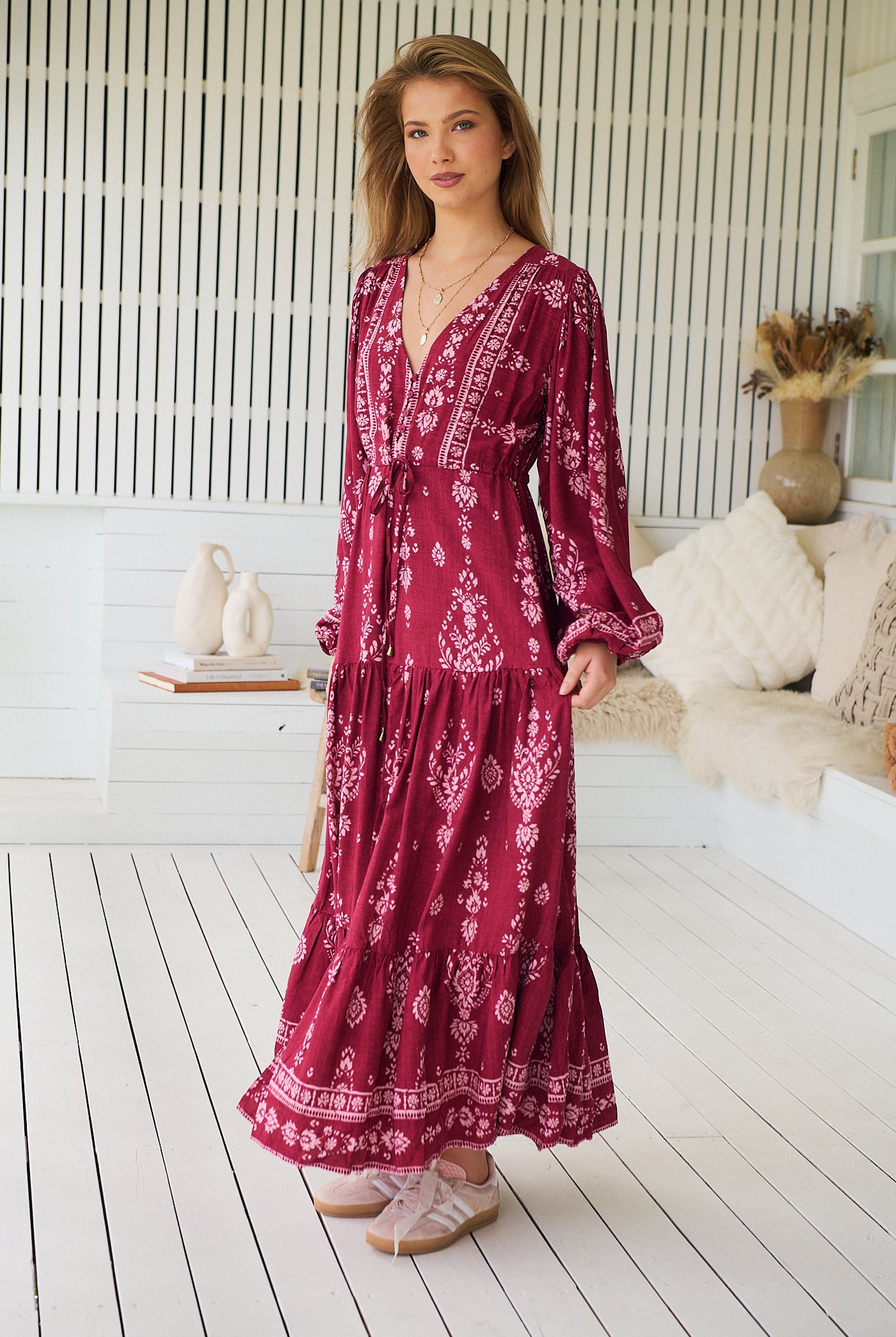 JAASE | RHUBARB KIVA TERESA MAXI DRESS | Bohemian Love Runway