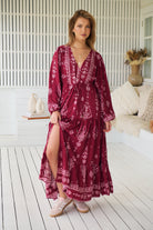 JAASE | RHUBARB KIVA TERESA MAXI DRESS | Bohemian Love Runway