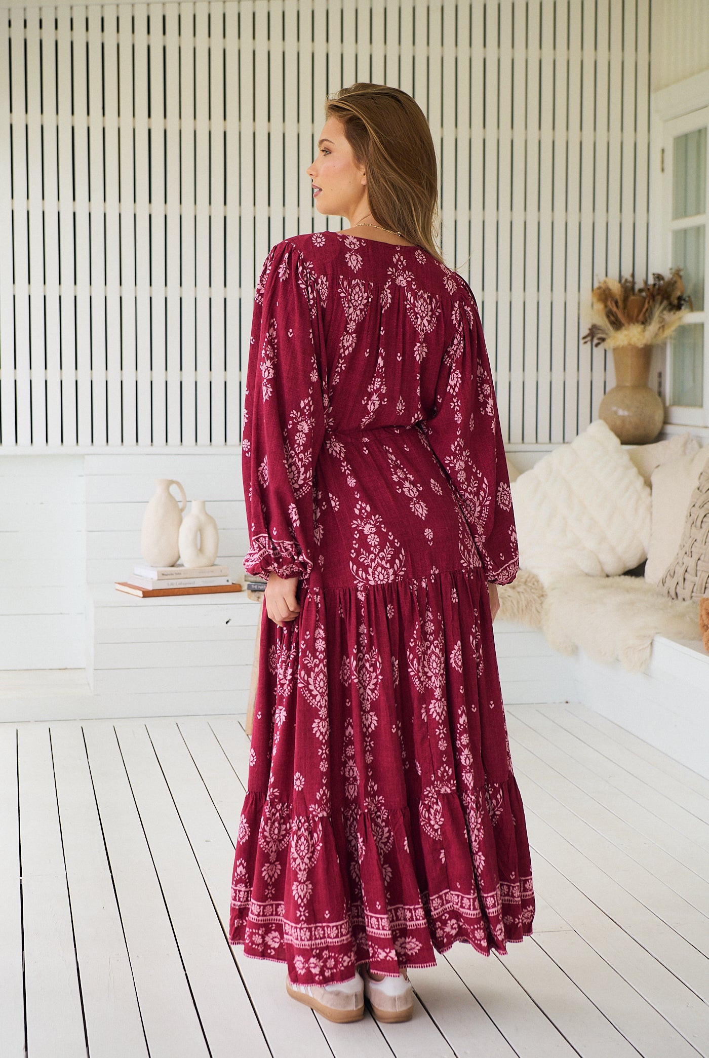 JAASE | RHUBARB KIVA TERESA MAXI DRESS | Bohemian Love Runway