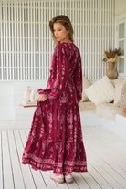 JAASE | RHUBARB KIVA TERESA MAXI DRESS | Bohemian Love Runway