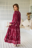 JAASE | RHUBARB KIVA TERESA MAXI DRESS | Bohemian Love Runway
