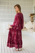 JAASE | RHUBARB KIVA TERESA MAXI DRESS | Bohemian Love Runway