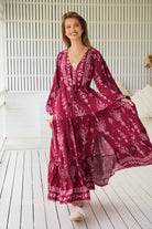 JAASE | RHUBARB KIVA TERESA MAXI DRESS | Bohemian Love Runway