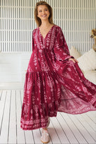 JAASE | RHUBARB KIVA TERESA MAXI DRESS | Bohemian Love Runway