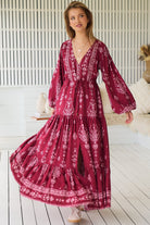 JAASE | RHUBARB KIVA TERESA MAXI DRESS | Bohemian Love Runway