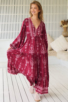 JAASE | RHUBARB KIVA TERESA MAXI DRESS | Bohemian Love Runway