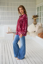 JAASE | RHUBARB KIVA BEE BLOUSE | Bohemian Love Runway