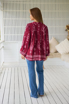 JAASE | RHUBARB KIVA BEE BLOUSE | Bohemian Love Runway