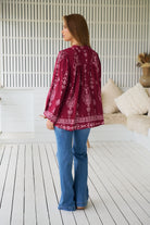 JAASE | RHUBARB KIVA BEE BLOUSE | Bohemian Love Runway