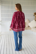JAASE | RHUBARB KIVA BEE BLOUSE | Bohemian Love Runway