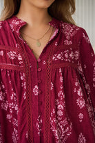 JAASE | RHUBARB KIVA BEE BLOUSE | Bohemian Love Runway
