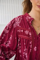 JAASE | RHUBARB KIVA BEE BLOUSE | Bohemian Love Runway