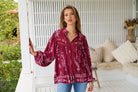 JAASE | RHUBARB KIVA BEE BLOUSE | Bohemian Love Runway