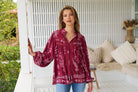 JAASE | RHUBARB KIVA BEE BLOUSE | Bohemian Love Runway