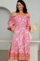 DREAMCATCHER | EDEN LONG SLEEVE MIDI DRESS | Bohemian Love Runway