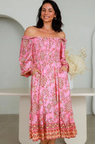 DREAMCATCHER | EDEN LONG SLEEVE MIDI DRESS | Bohemian Love Runway