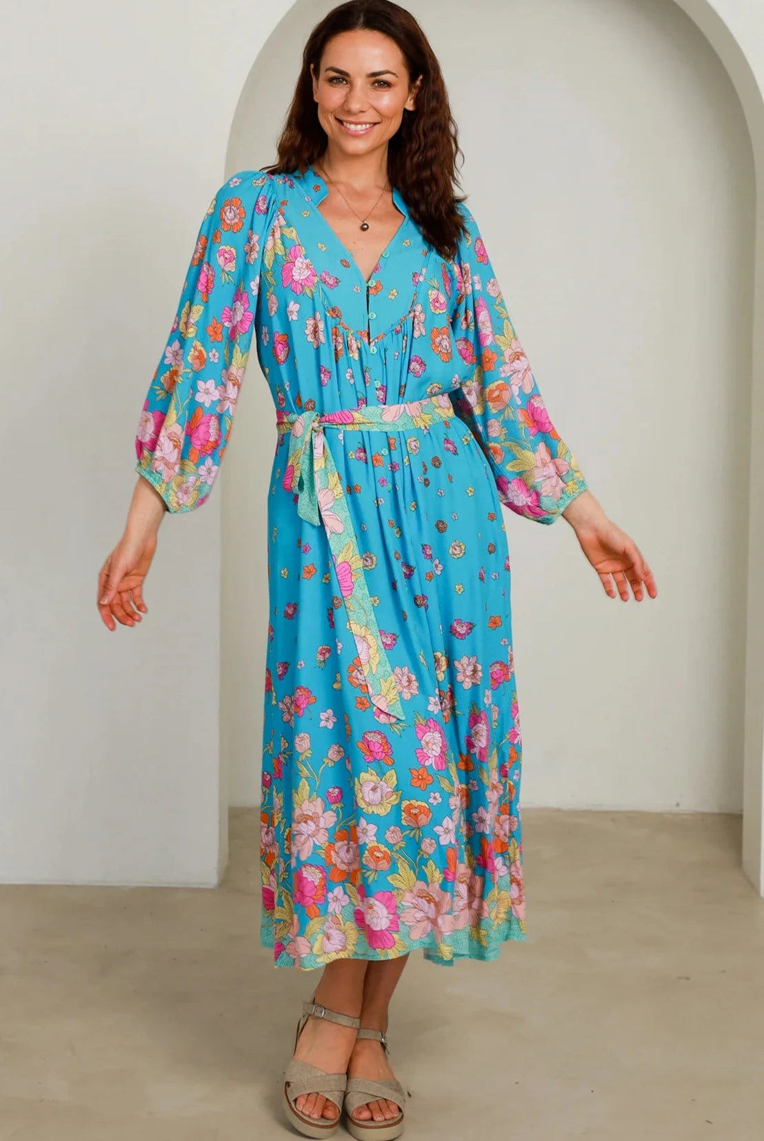 DREAMCATCHER | TASMIN MIDI DRESS | Bohemian Love Runway